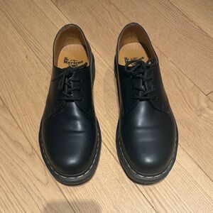 Dr. Martens Men's Black 1481 Smooth Leather Oxford Shoes
